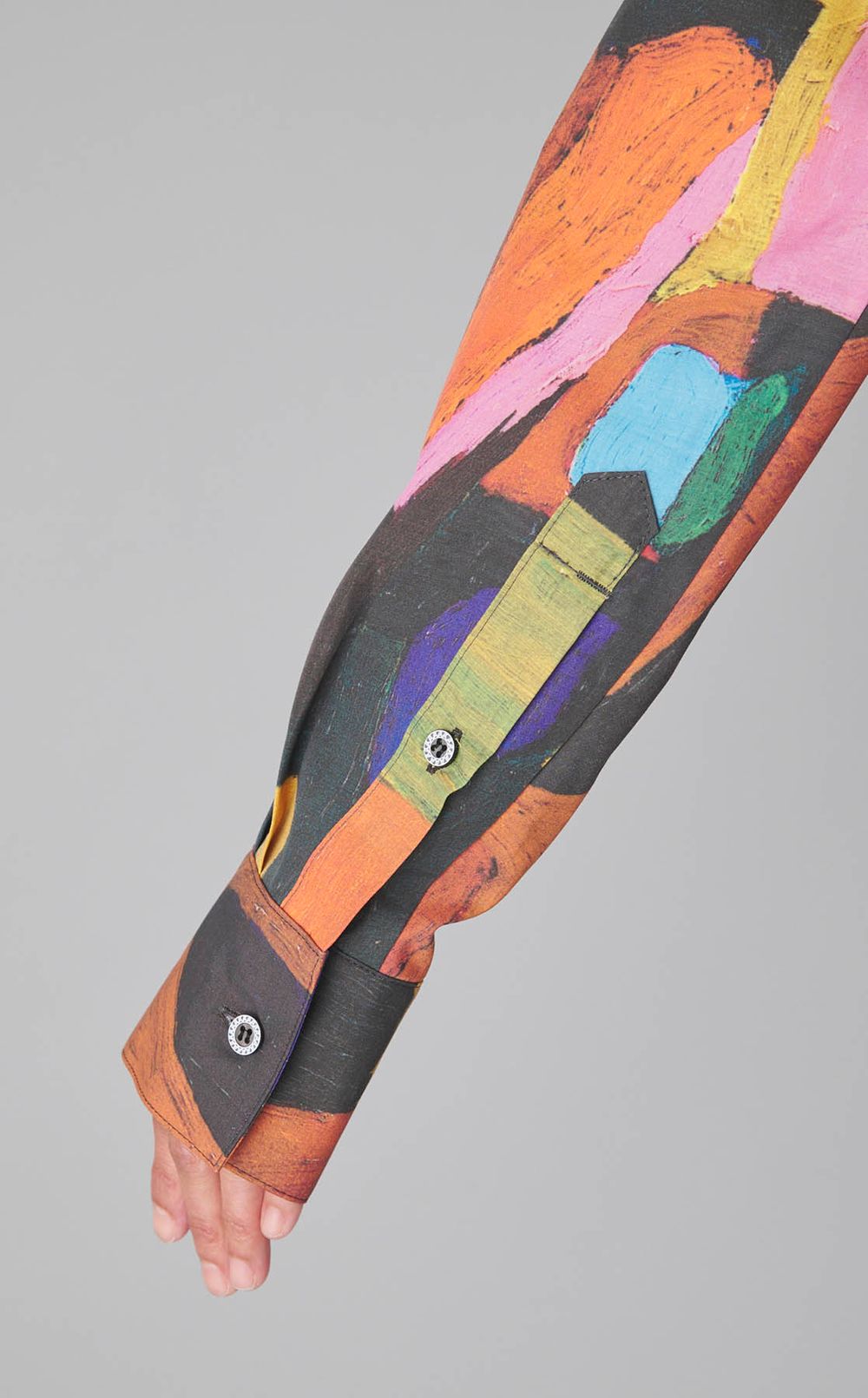 ヘラルボニープリントボールシャツ