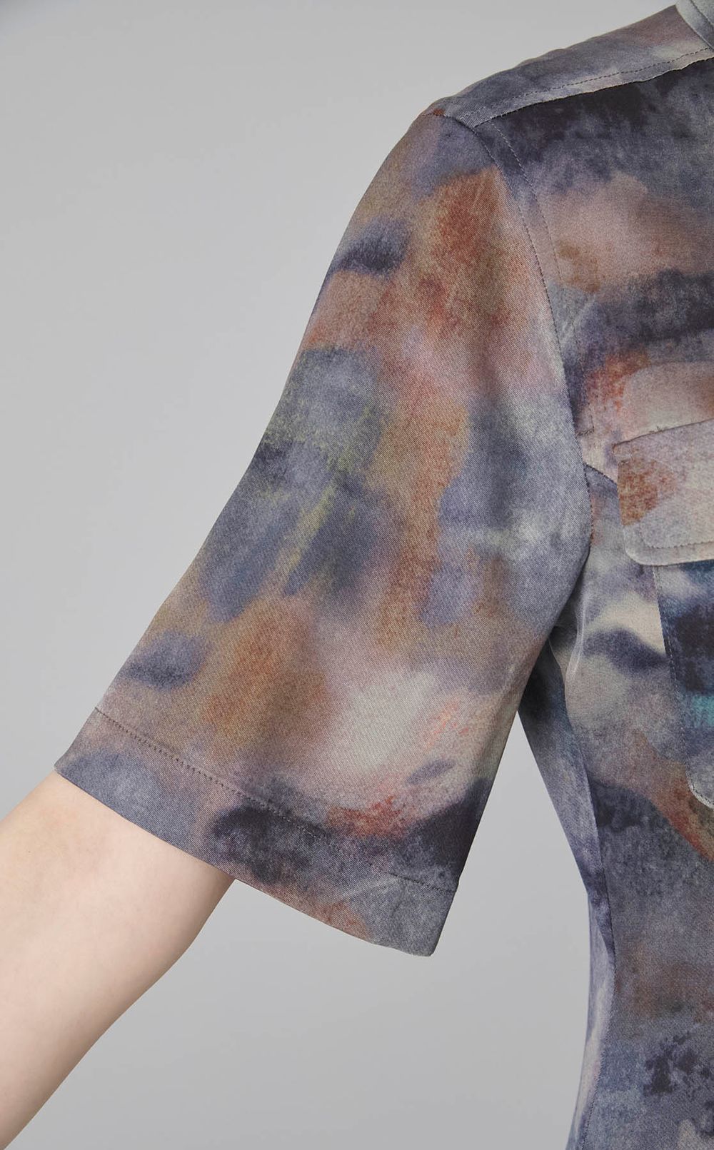 力モプリン卜シャツワンピース