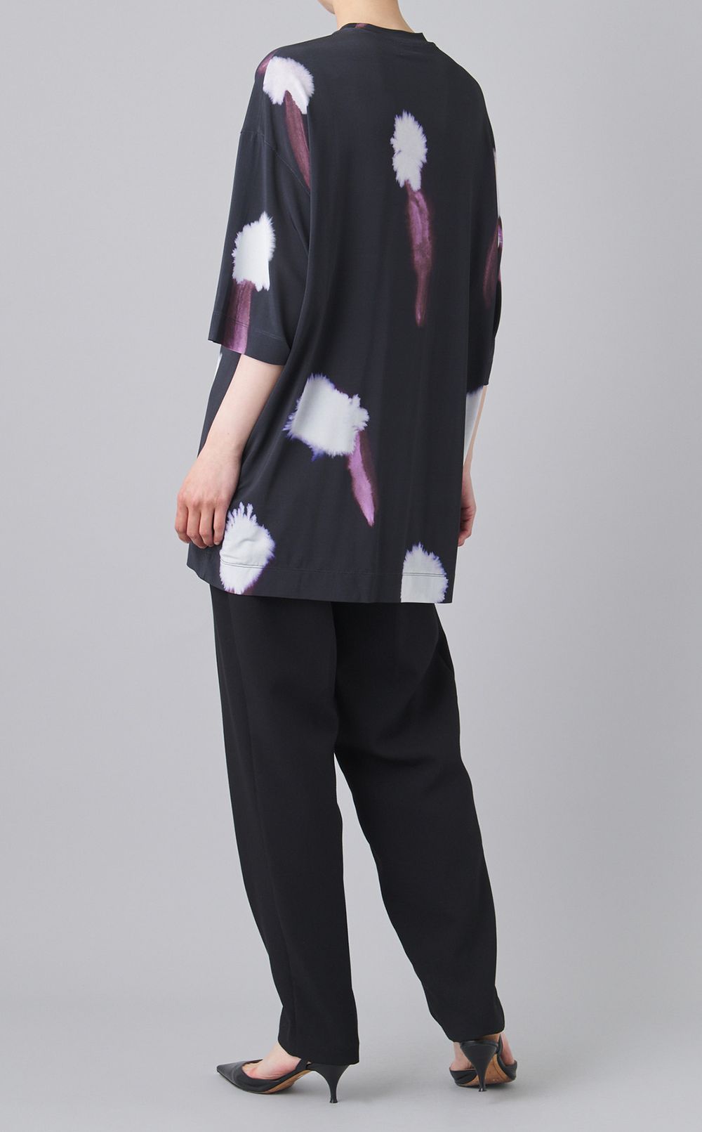 オーバーサイズプリントトップス