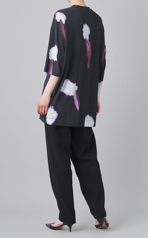 オーバーサイズプリントトップス