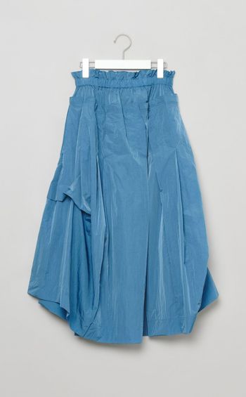 ナイロンタフタワイドプリーツスカート