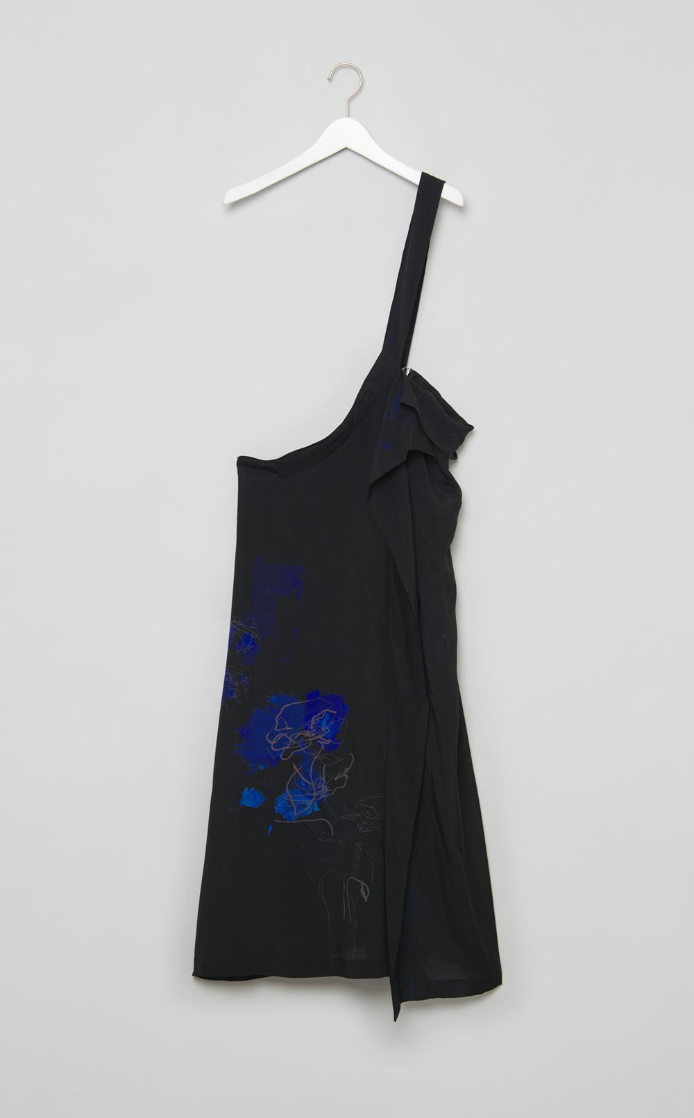 フラワープリントワンショルダースカート