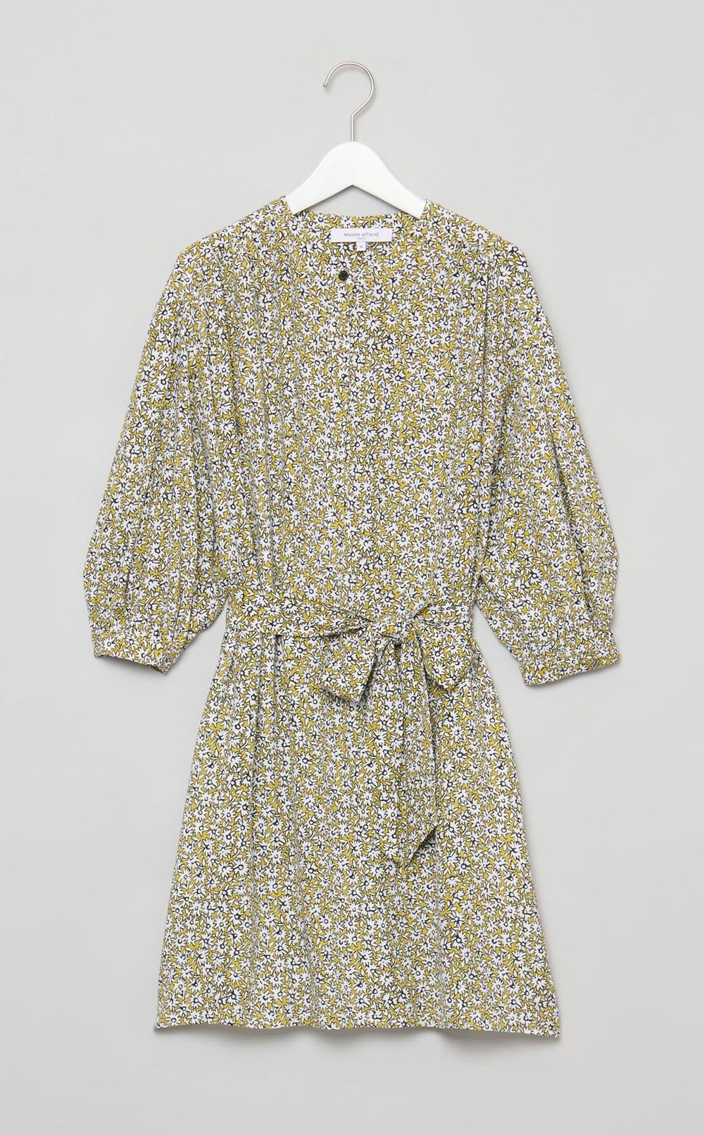 フラワープリントチュニックワンピース