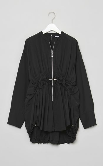 シャーリングレイヤードシャツ