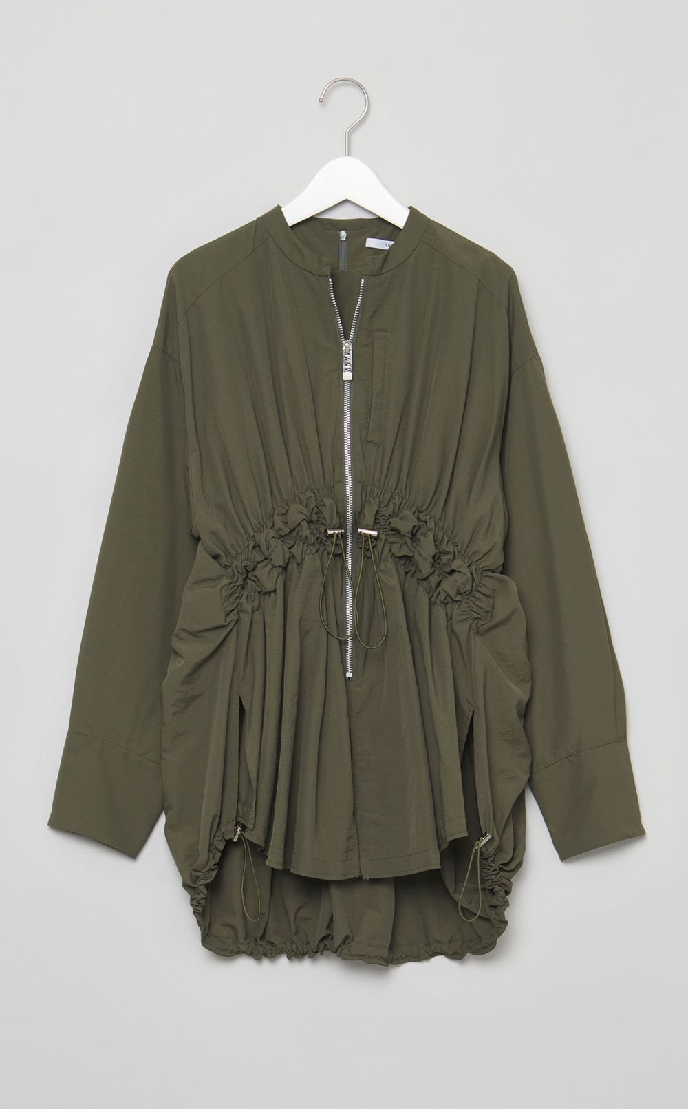 シャーリングレイヤードシャツ