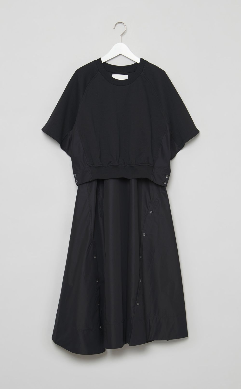 ハーフスリーブコンボワンピース