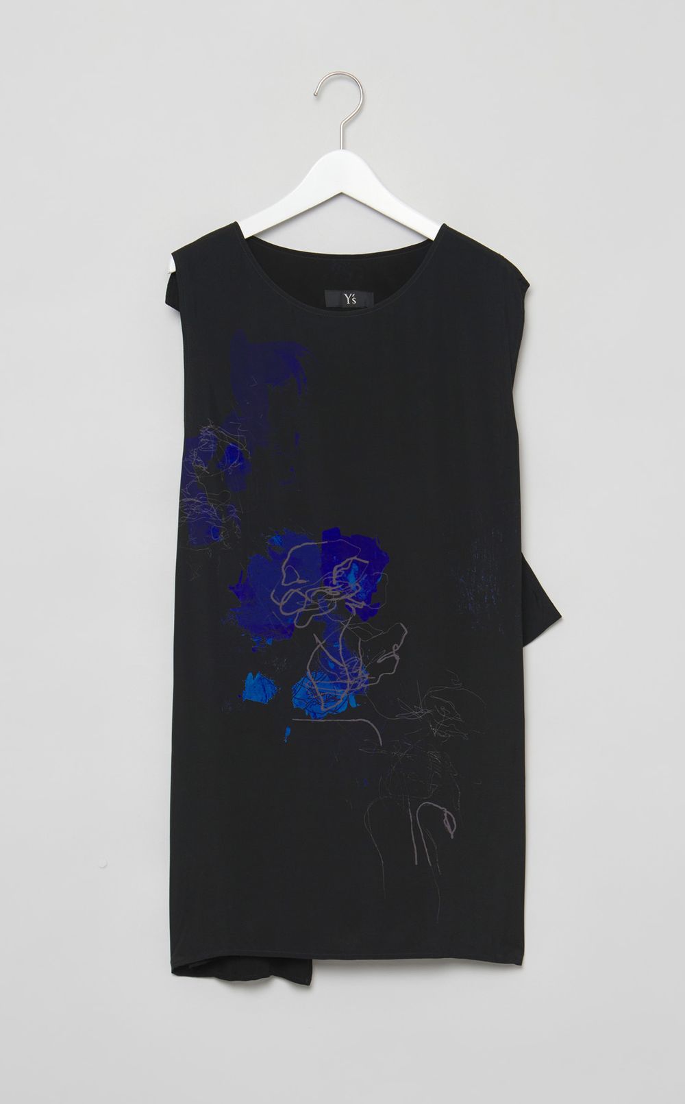 フラワープリントドレープトップス