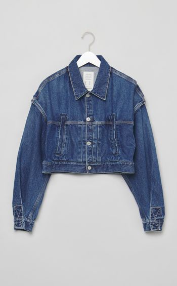 クロップドデニムジャケット