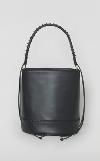 カウレザーバケツバッグ