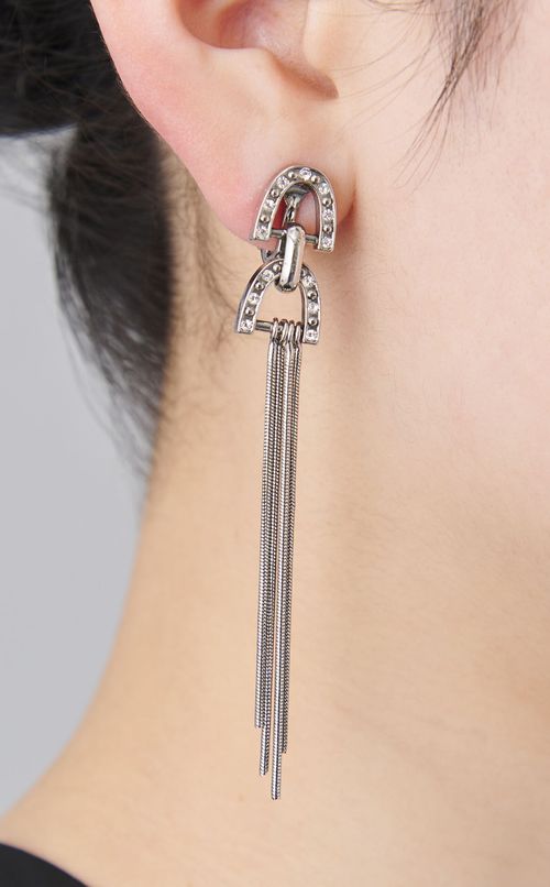 ホースシューパーツフリンジイヤリング