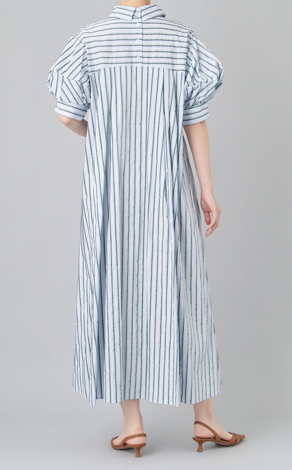 オーバーフォルムシャツワンピース