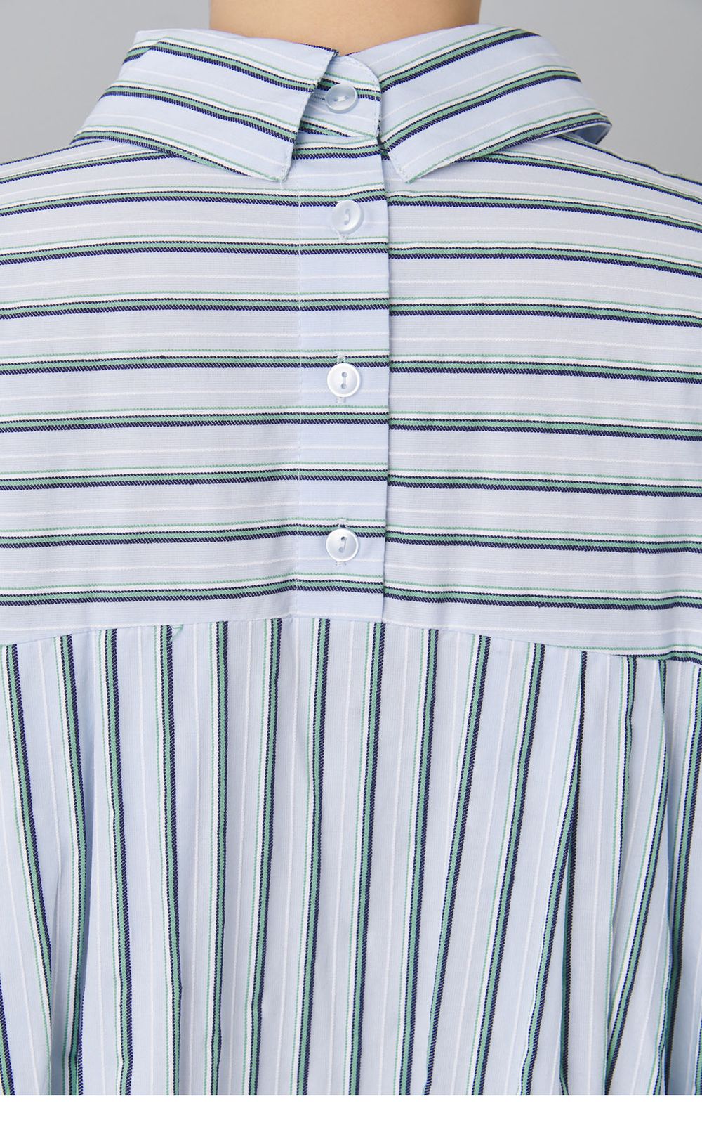 オーバーフォルムシャツワンピース