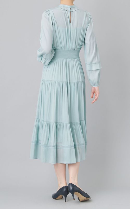 レースインサートワンピース