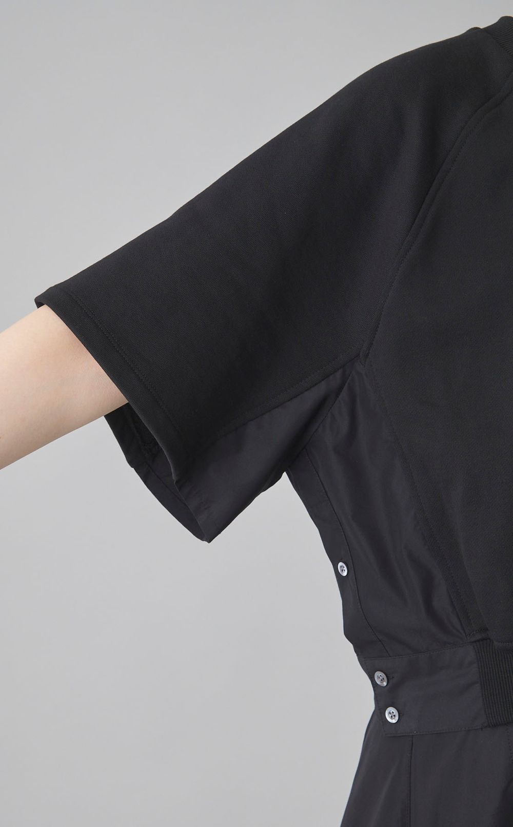 ハーフスリーブコンボワンピース