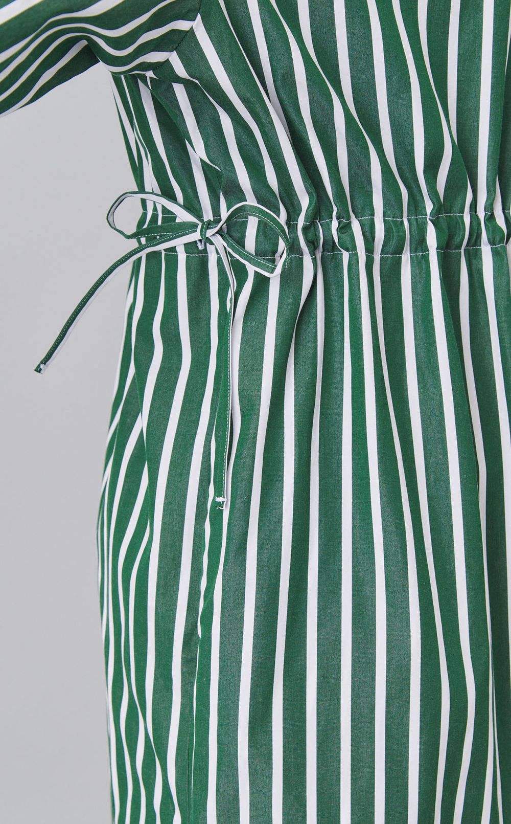 ストライプシャツワンピース