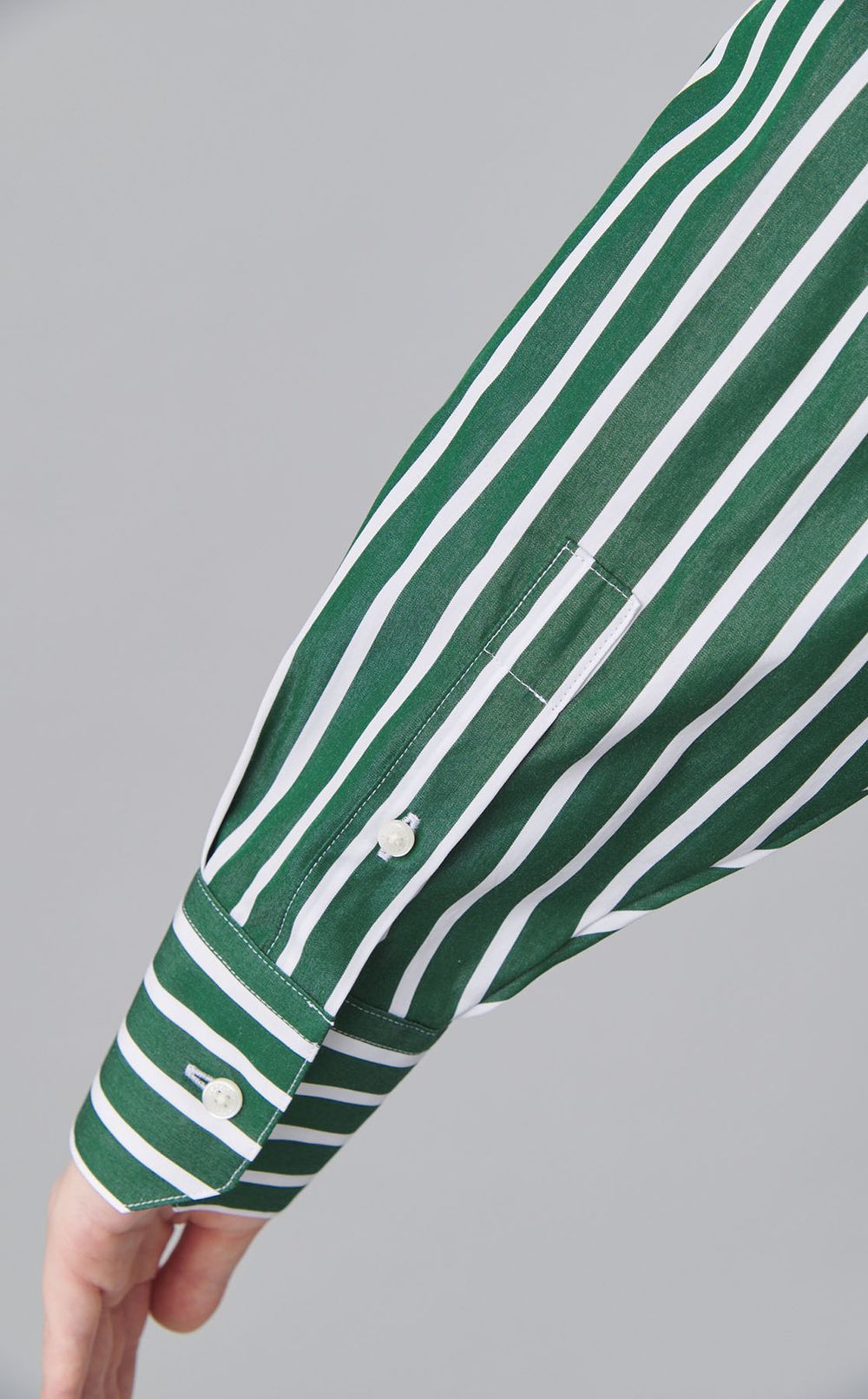 ストライプシャツワンピース