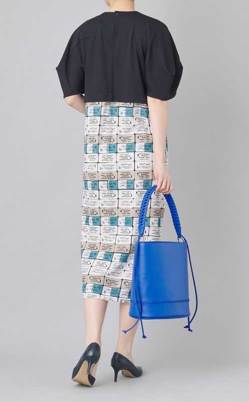 カウレザーバケツバッグ