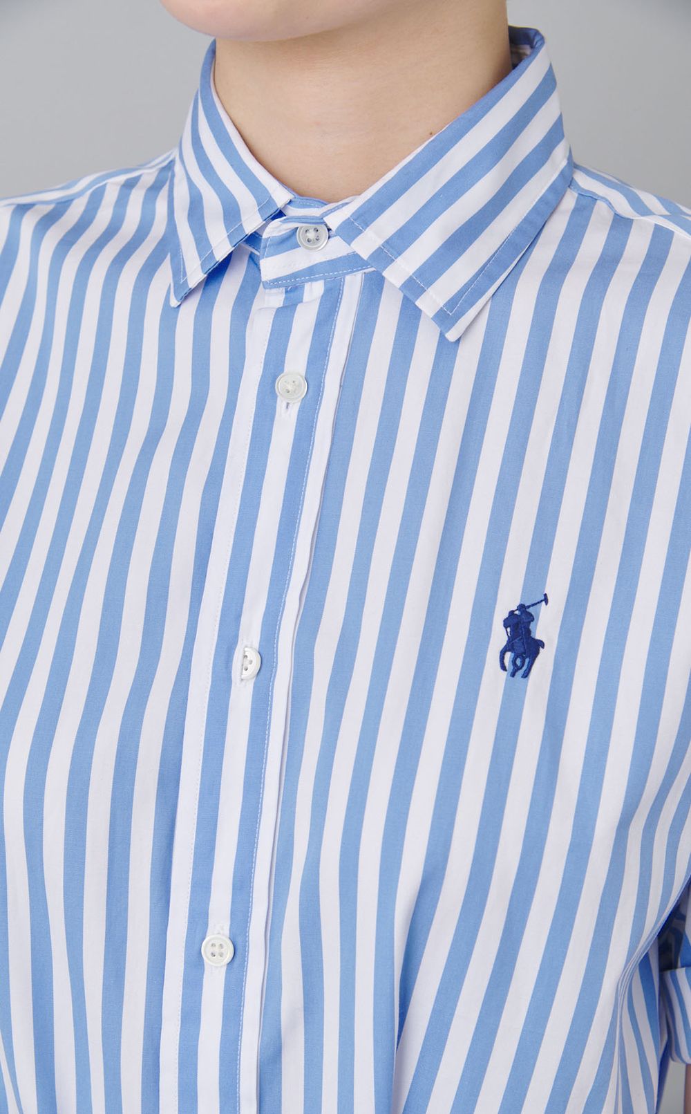 ロンドンストライプシャツワンピース