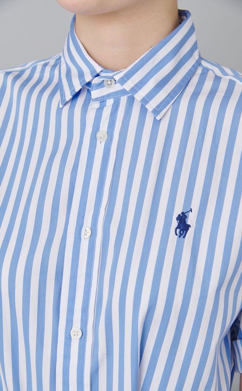 ロンドンストライプシャツワンピース