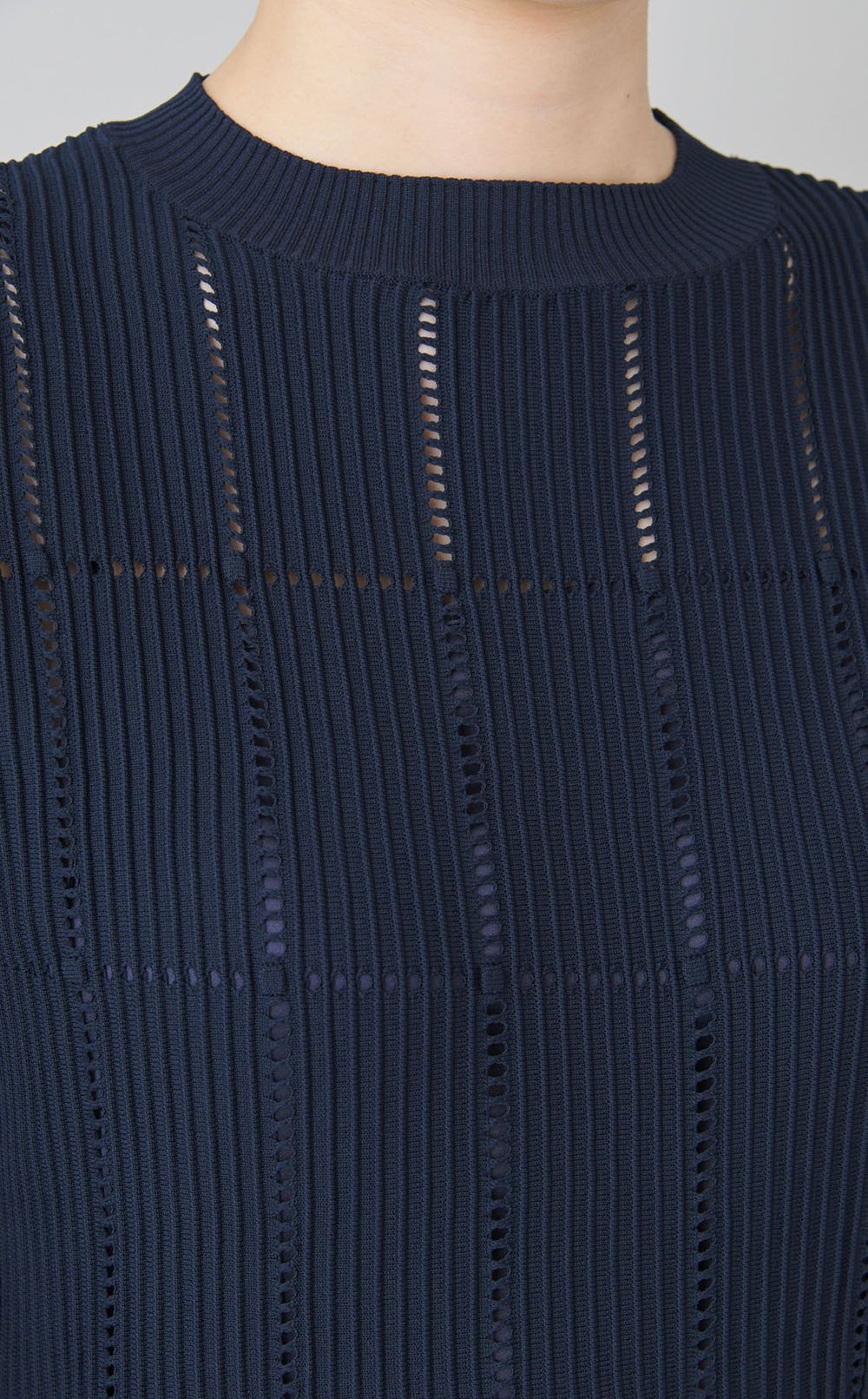 ダイヤヘムニットワンピース