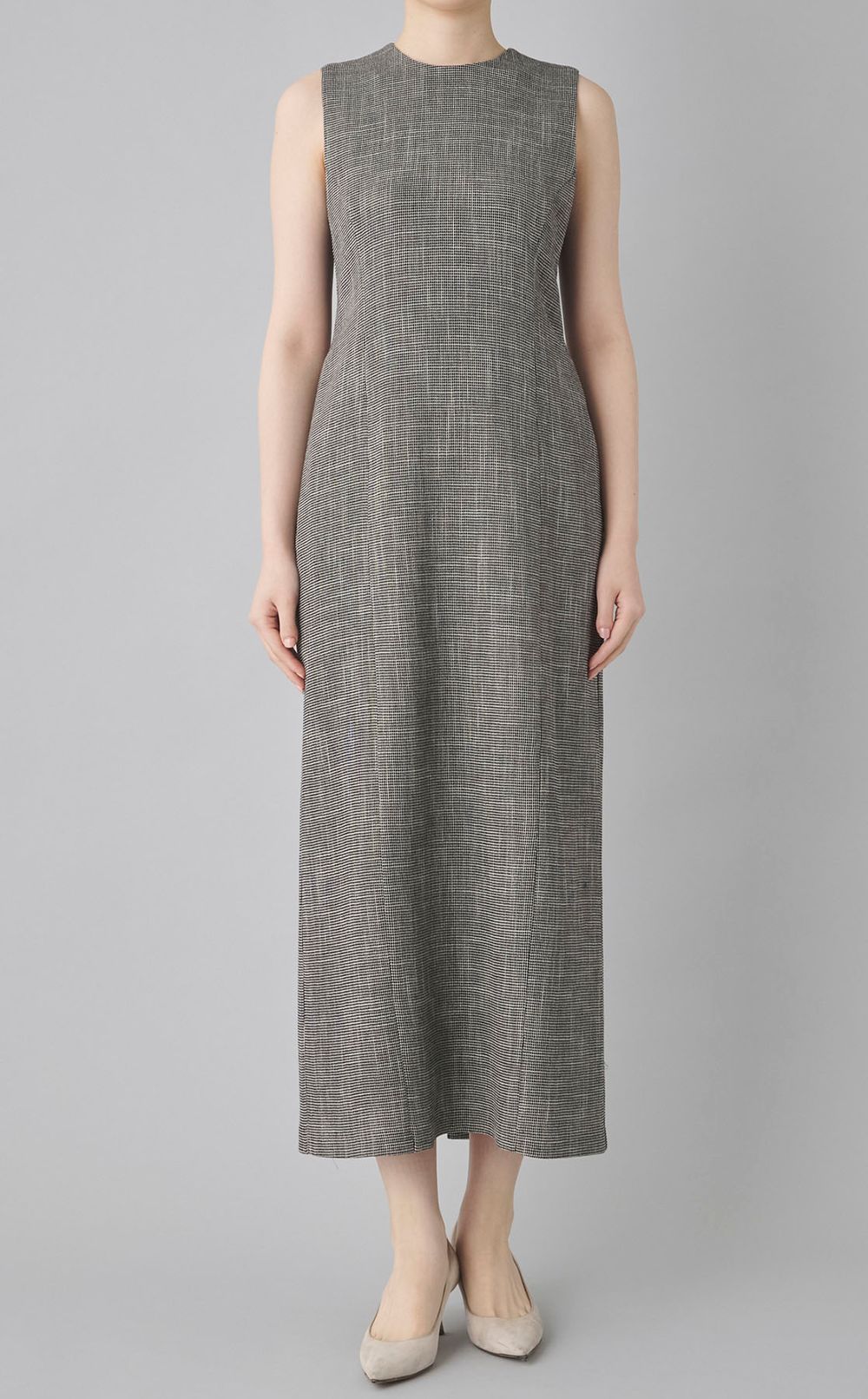 バックシアーマキシワンピース