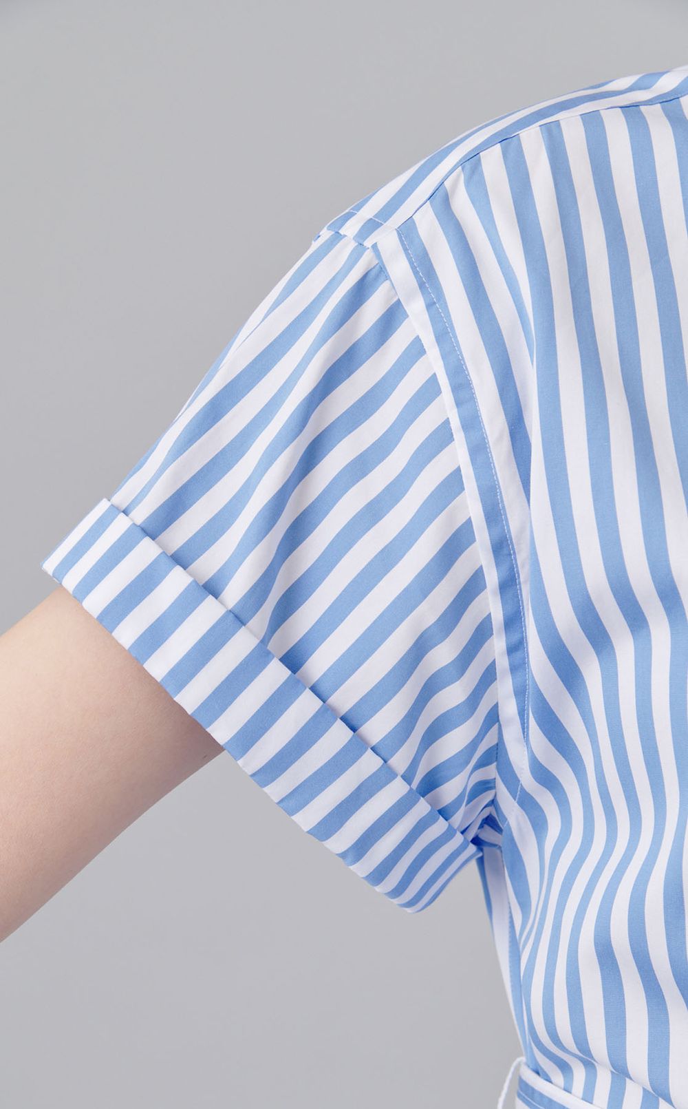 ロンドンストライプシャツワンピース