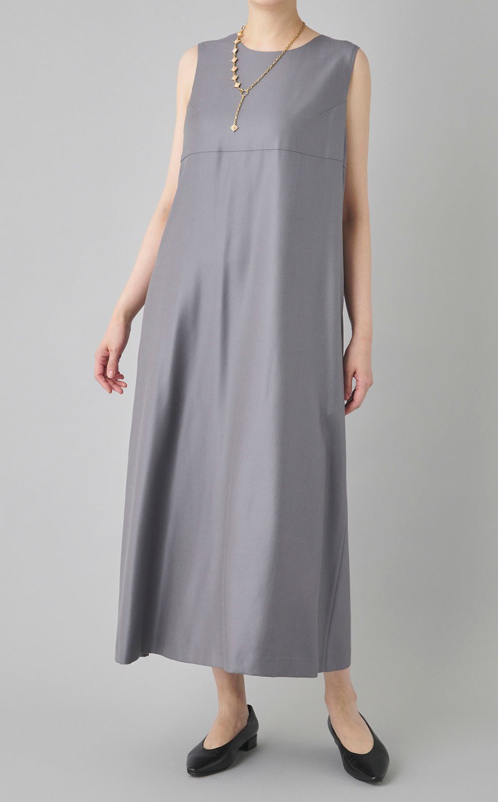 バッククロスロングワンピース