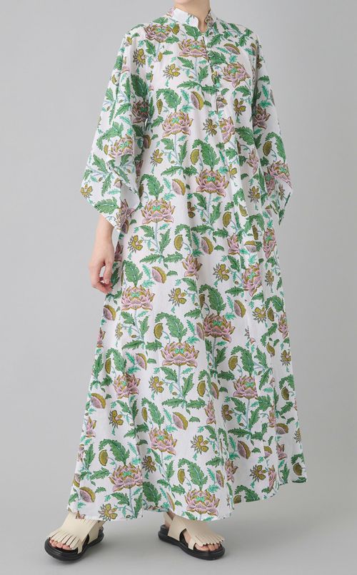 Artemisiaフラワープリントドレス