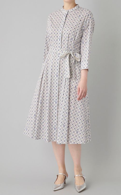 リバティシャツワンピース