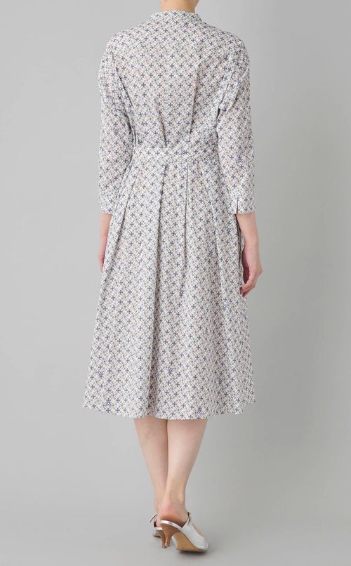 リバティシャツワンピース