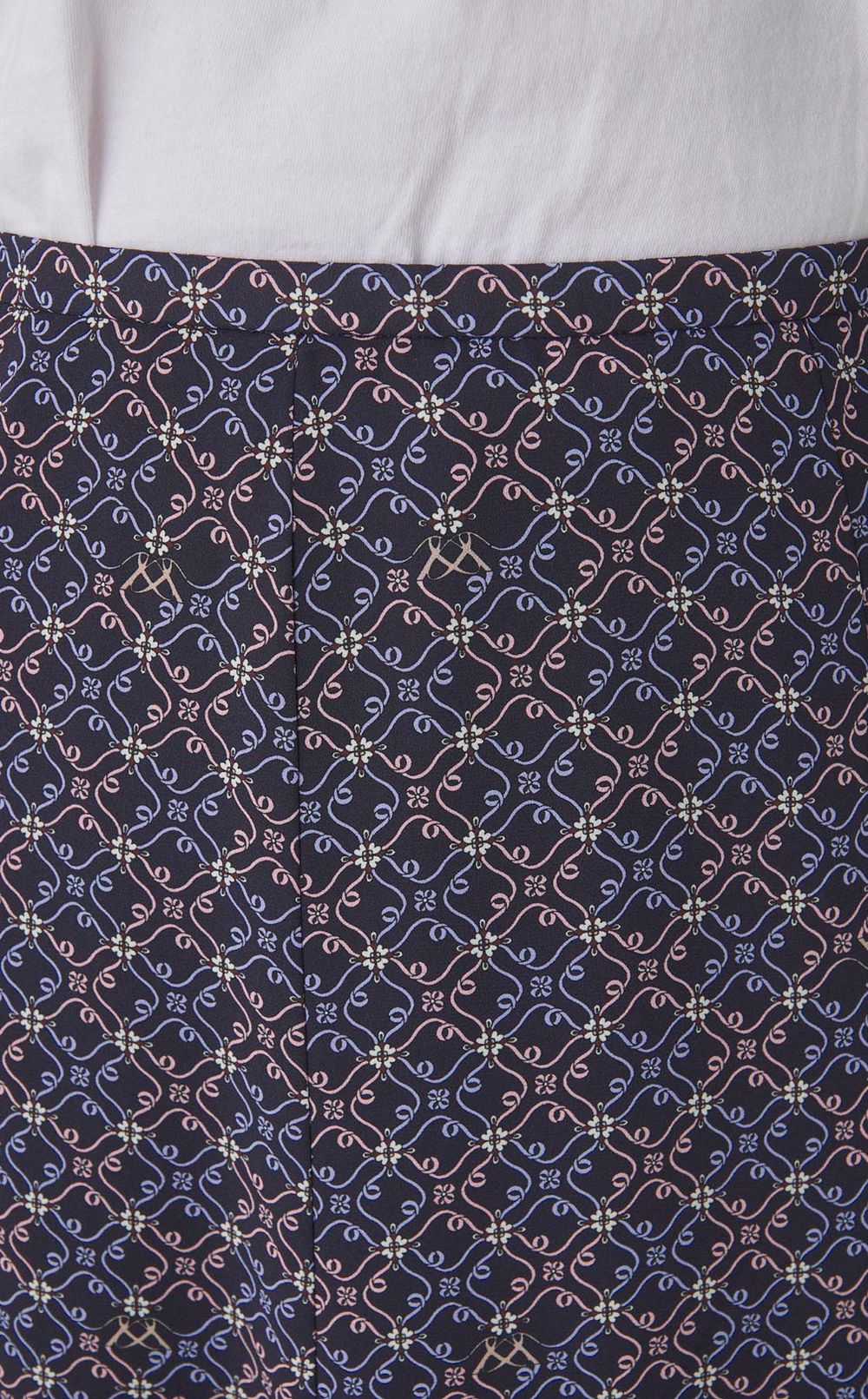 リバティプリントタックフレアスカート