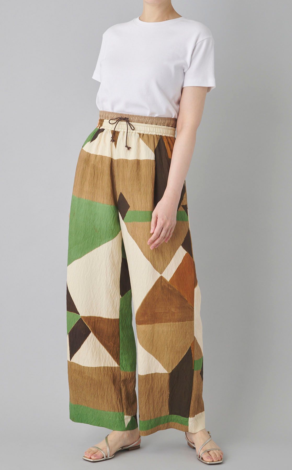 muller of yoshiokubo｜ジオメトリックパンツ