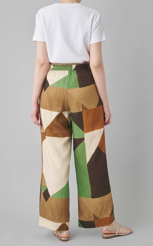 ジオメトリックパンツ