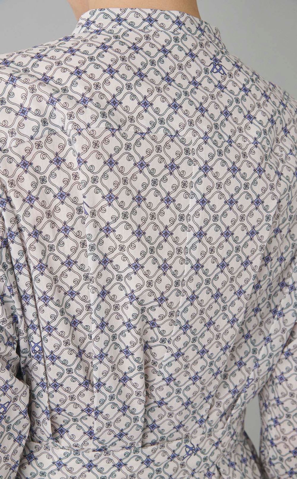 リバティシャツワンピース