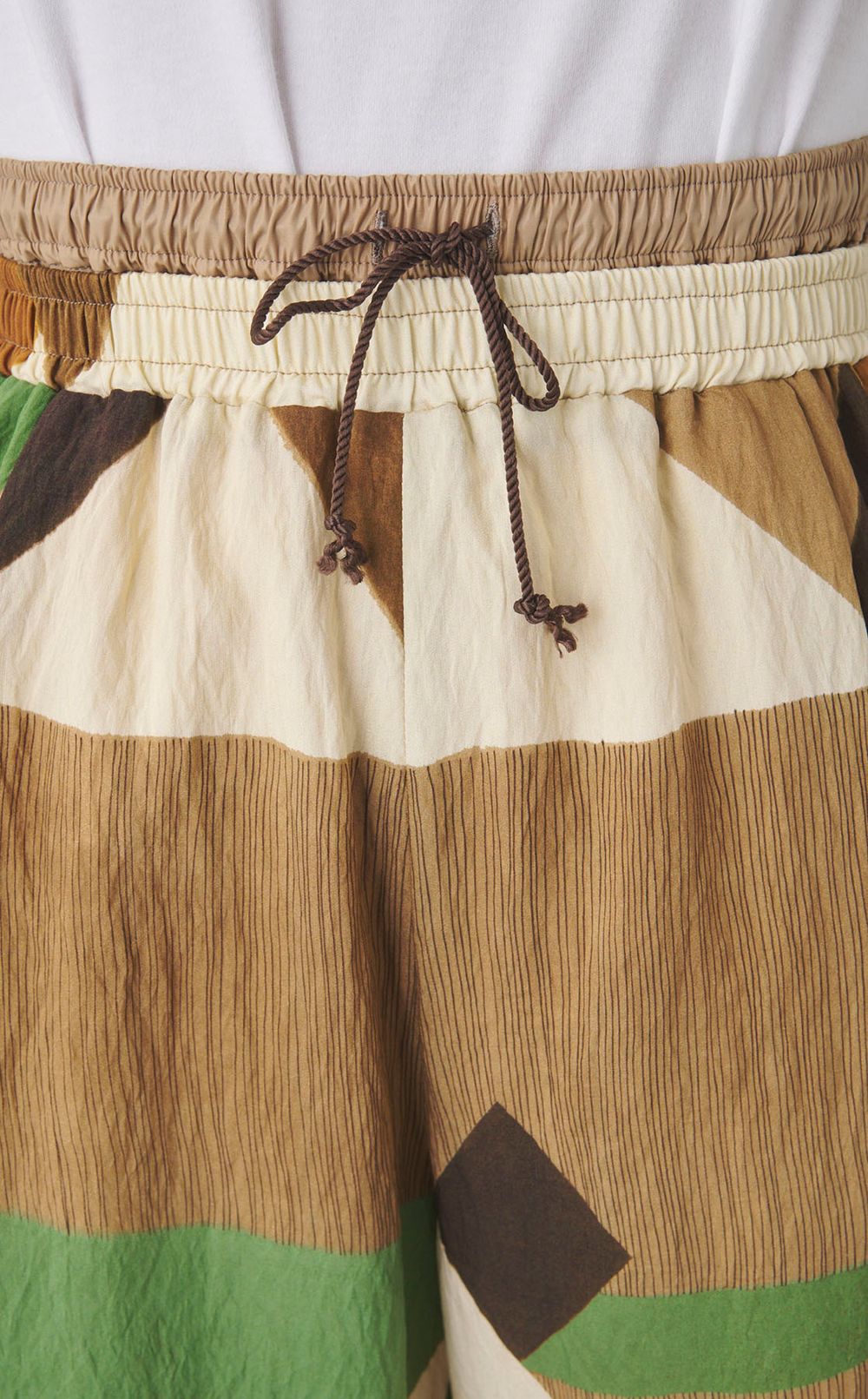 ジオメトリックパンツ