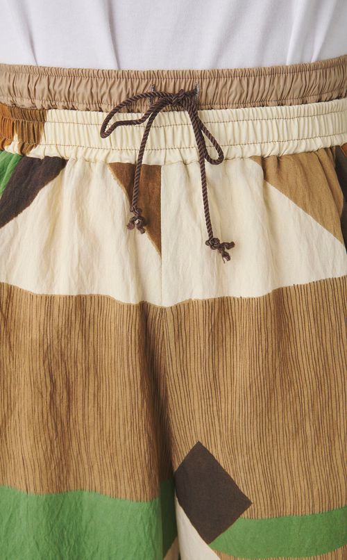 ジオメトリックパンツ