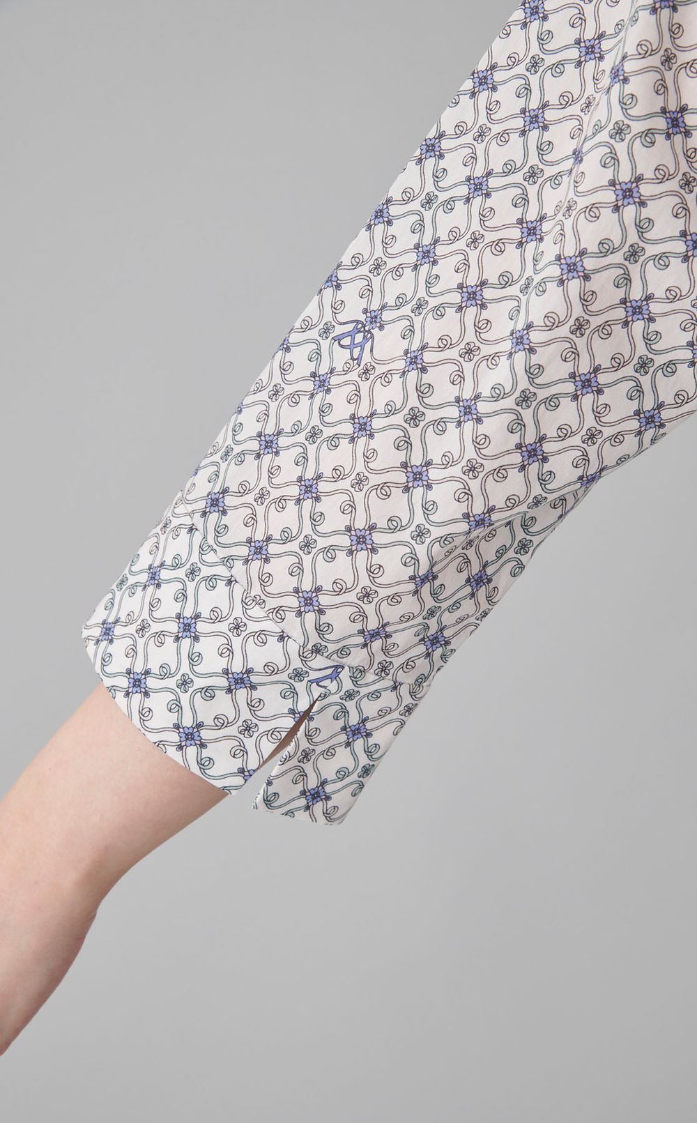 リバティシャツワンピース