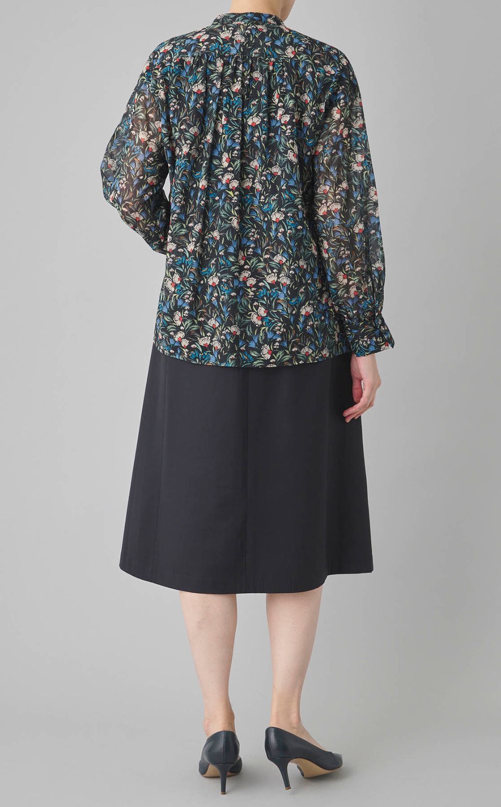 ガーデンプリントスキッパーシャツ