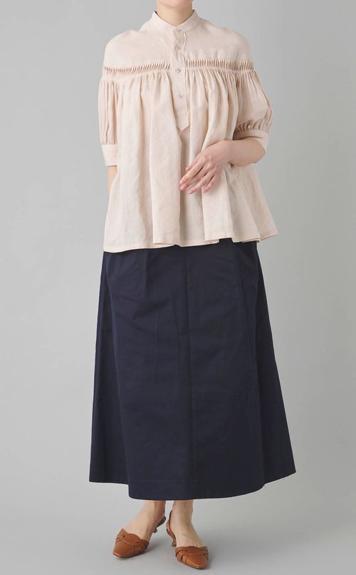 コットンミディスカート