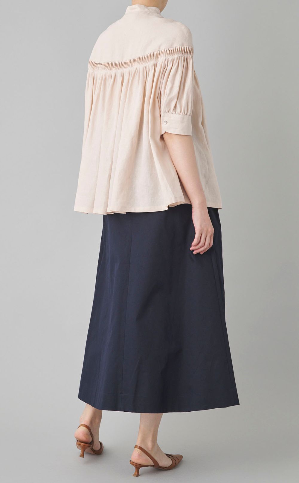 コットンミディスカート