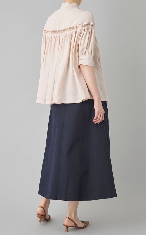 コットンミディスカート