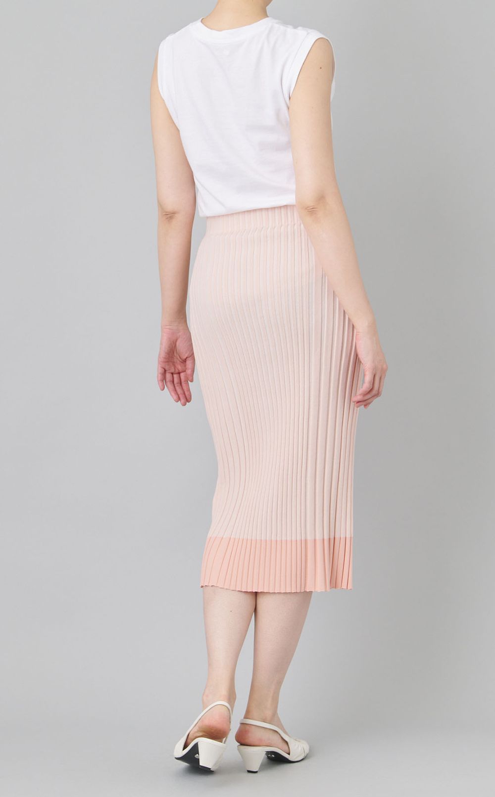 ベビーフォックスプリーツリブスカート