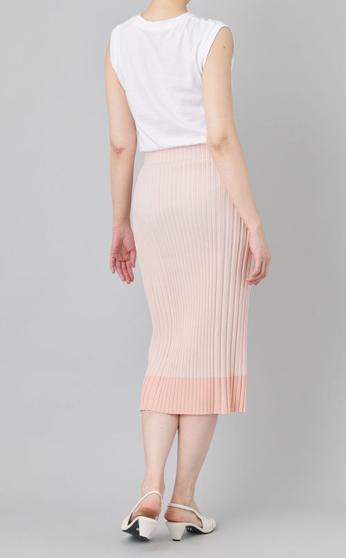 ベビーフォックスプリーツリブスカート