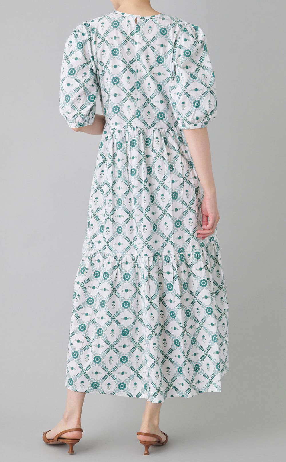 Gaiaパフスリーブワンピース