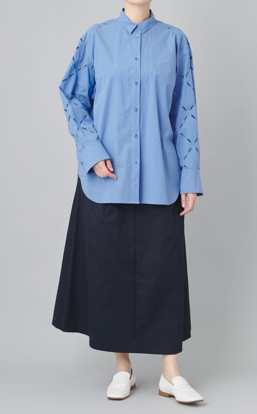 コットンミディスカート