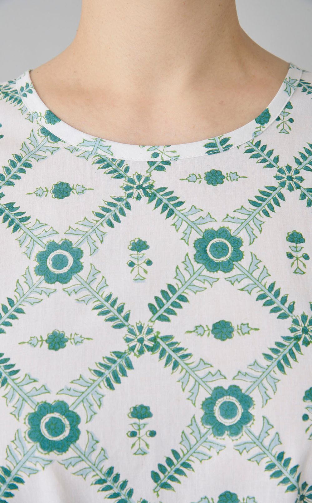 Gaiaパフスリーブワンピース