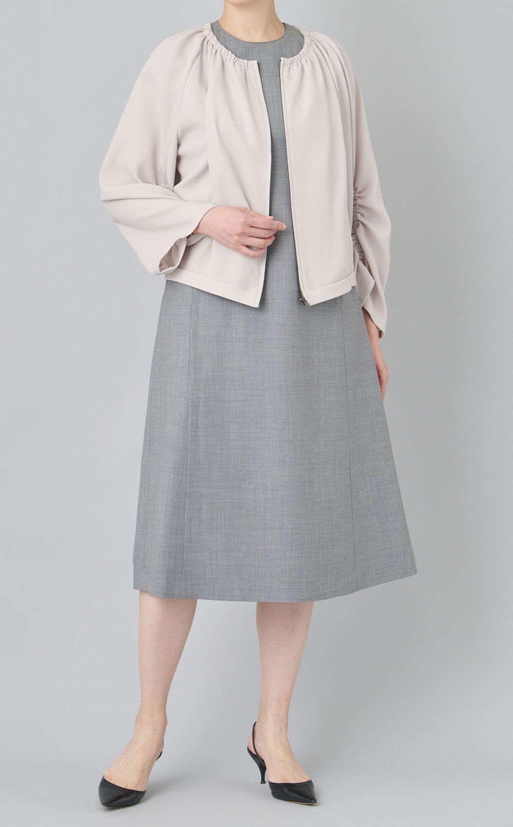 キャップスリーブワンピース