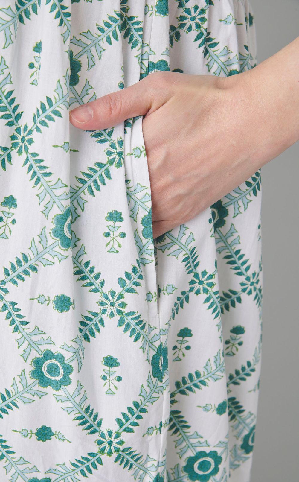 Gaiaパフスリーブワンピース