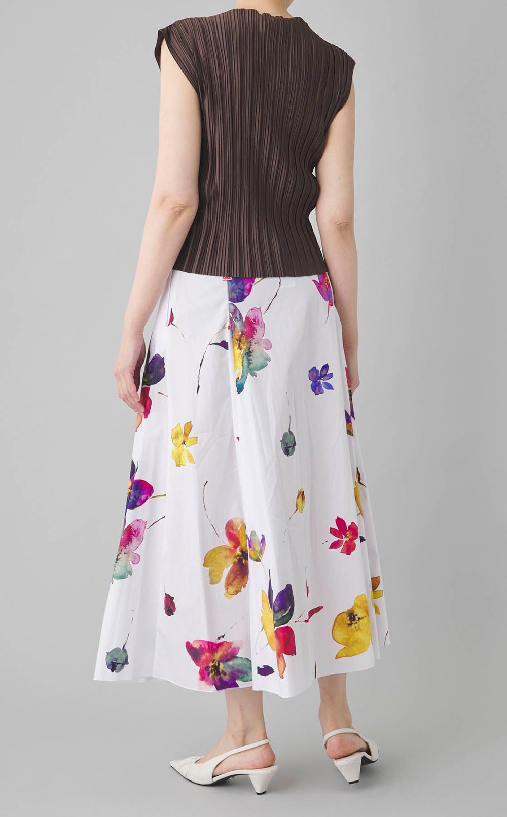 プリーツフレンチスリーブトップス