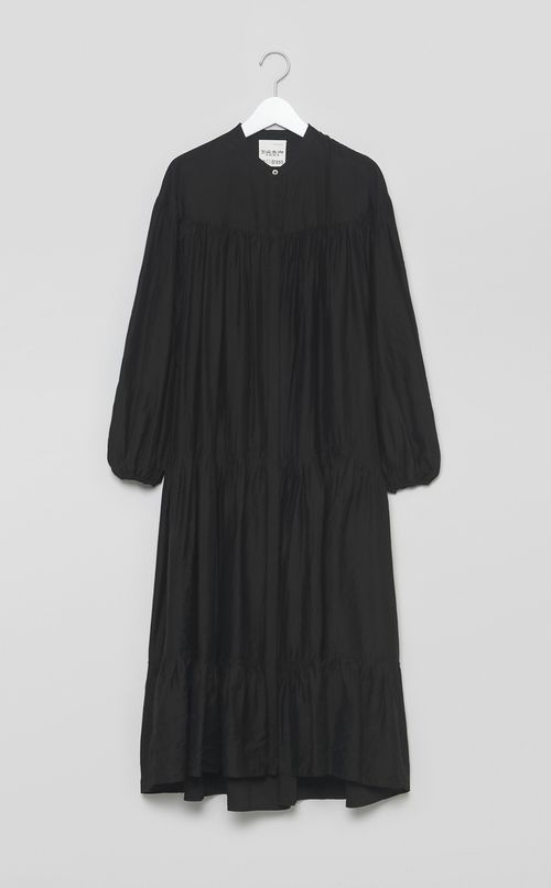 【reADdress】ボリュームスリーブティアードワンピース